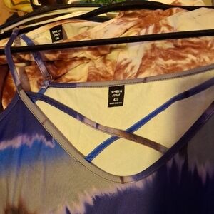 SHEIN Multicolor Strappy Top